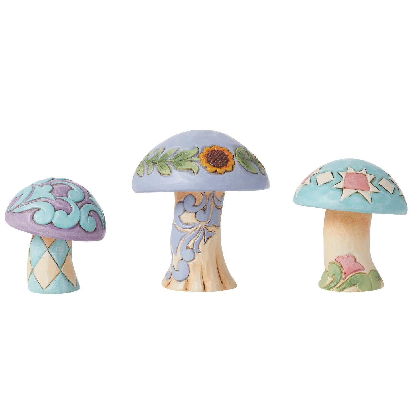Jim Shore Set of 3 Mushrooms