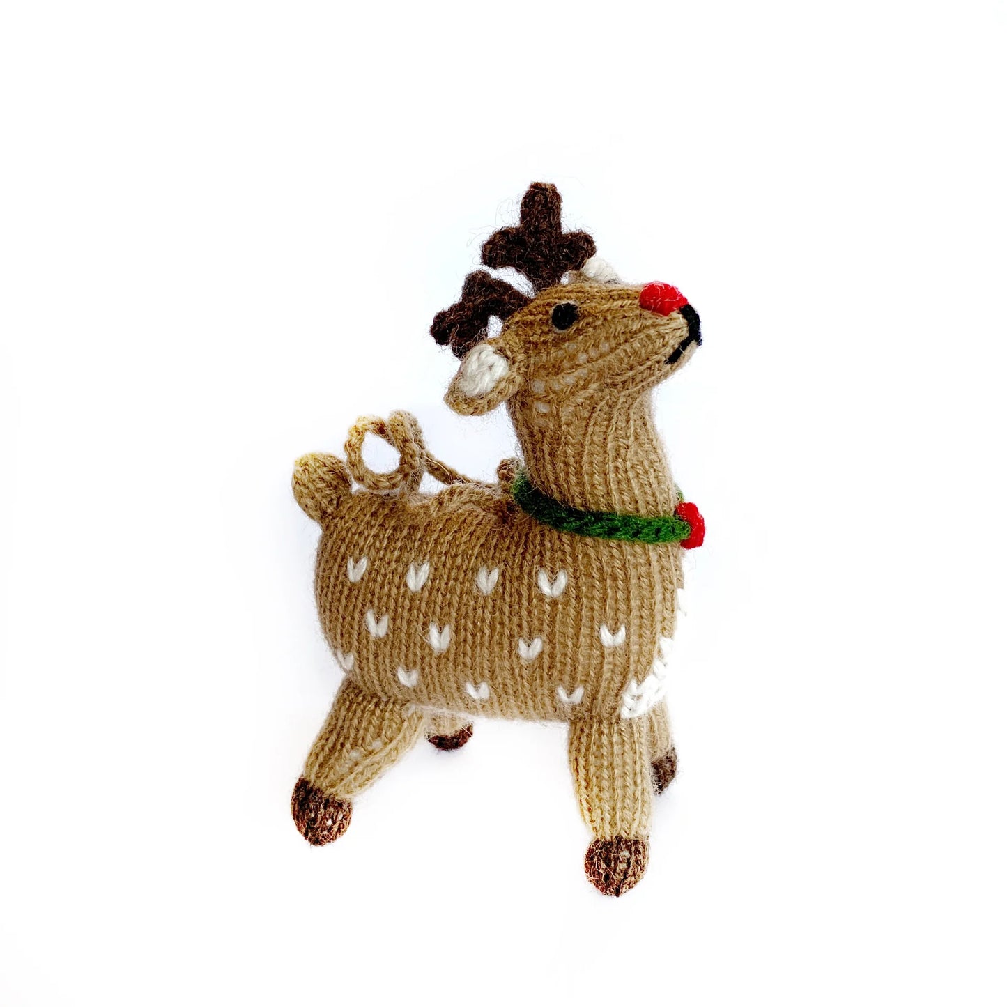 Reindeer Knit/Wool Red Nose