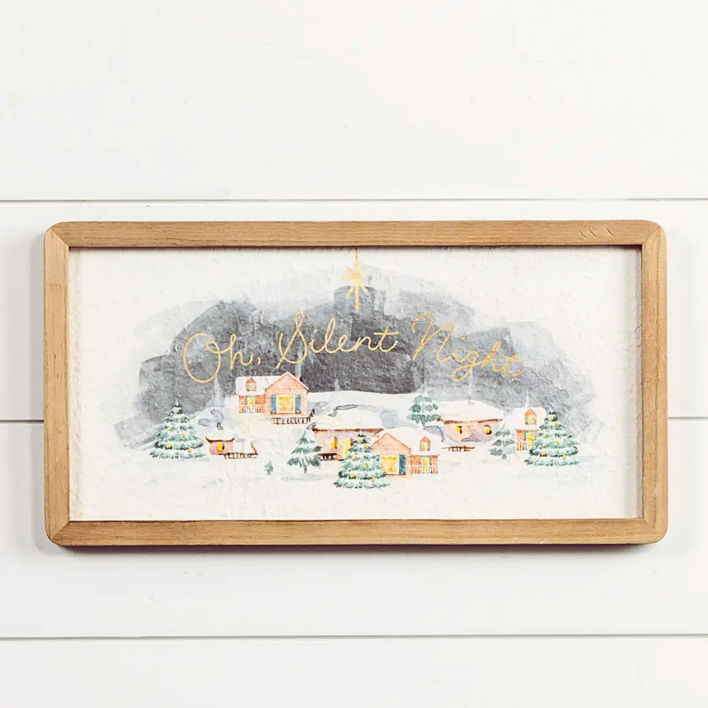 Oh Silent Night Framed Print