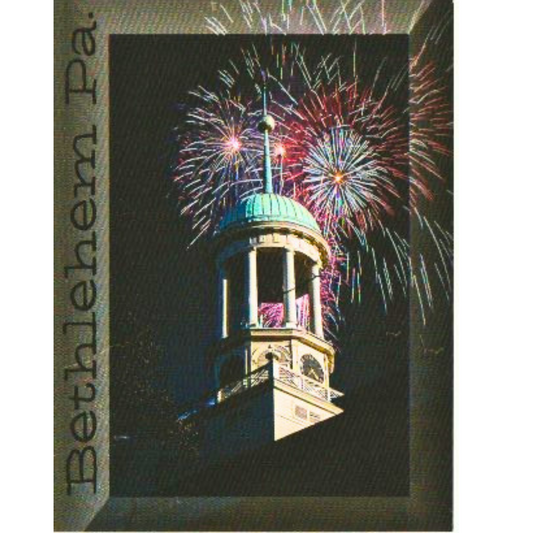 Moravian Steeple Bethlehem Postcard