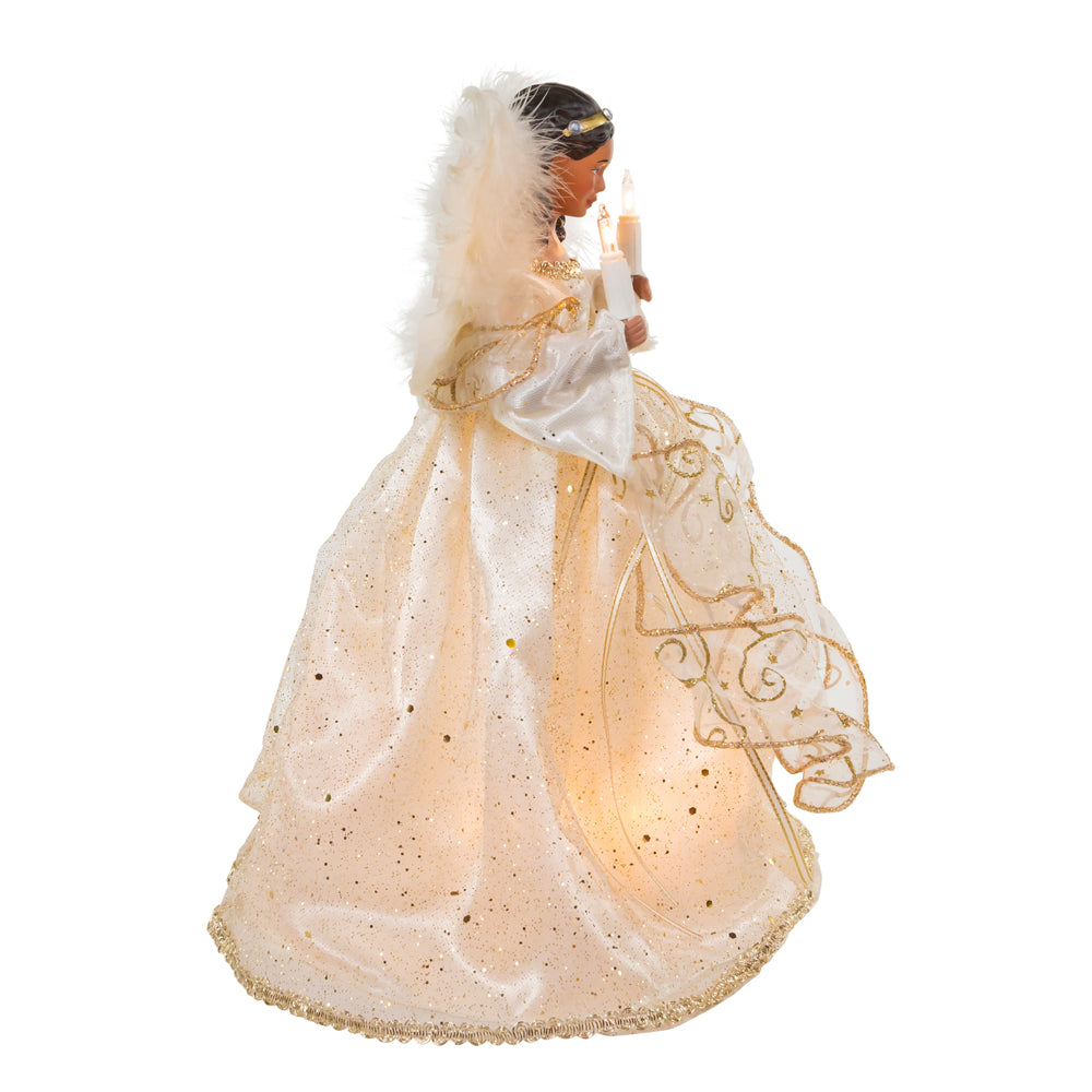 12" Black Angel Tree Topper