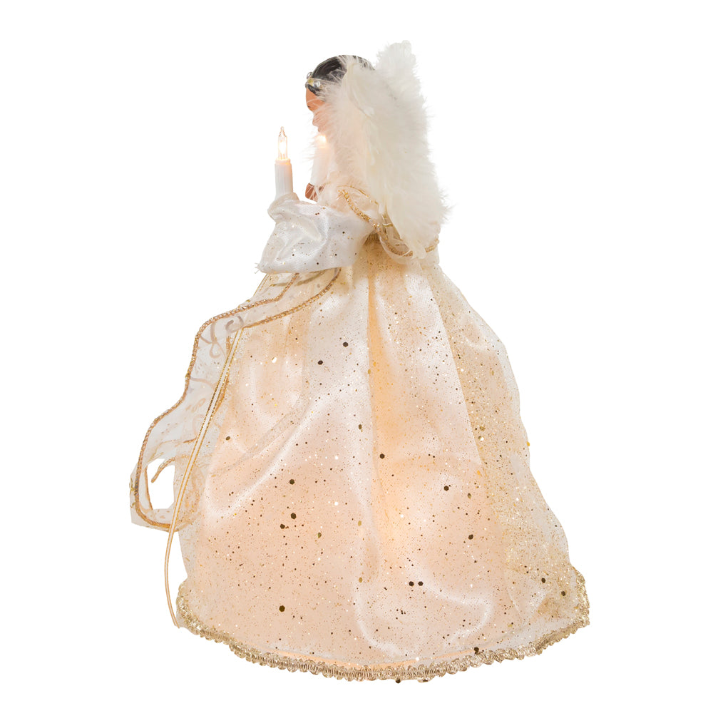 12" Black Angel Tree Topper