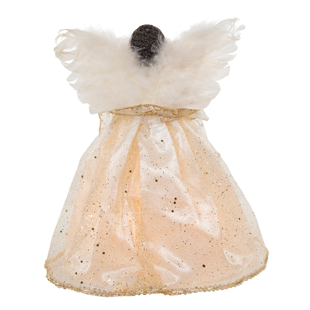 12" Black Angel Tree Topper