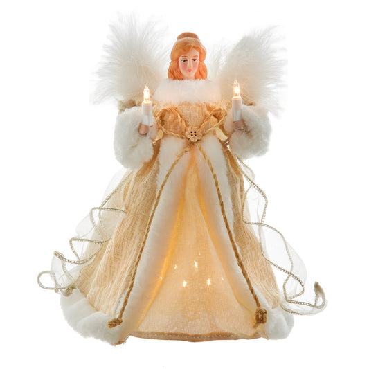 16" Rustic Natural Angel Tree Topper