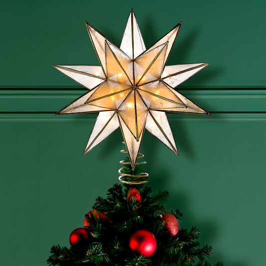 10L 15pt Gold Sputnik Tree Topper
