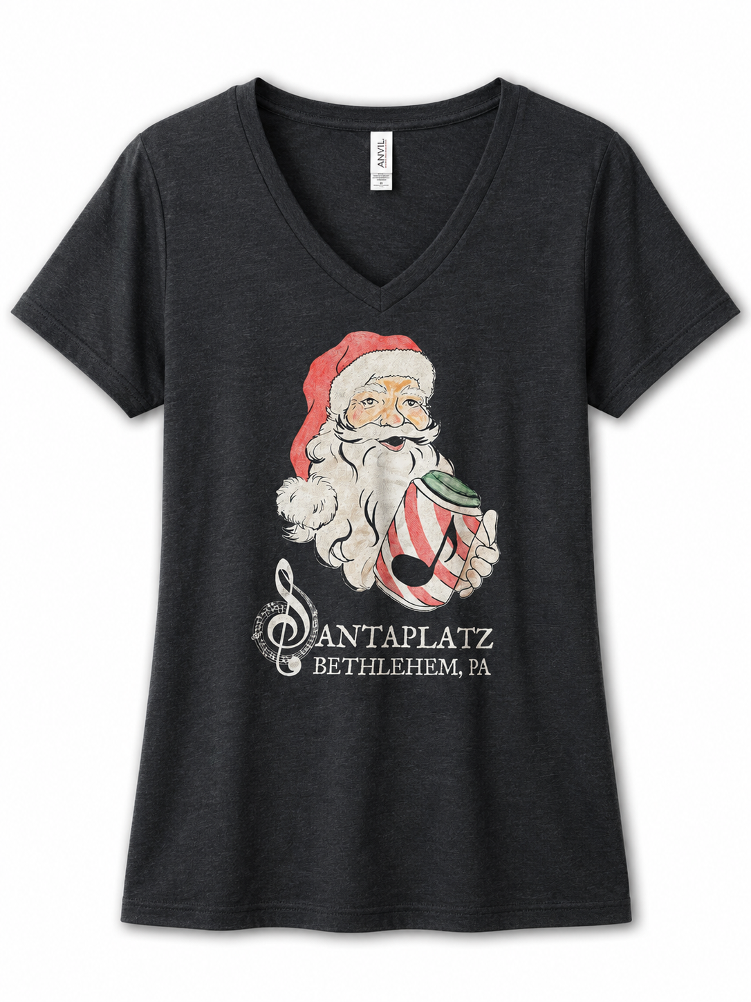 Women's Santaplatz Musikfest T-Shirt (V-Neck)
