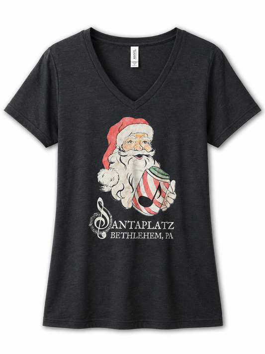 Women's Santaplatz Musikfest T-Shirt (V-Neck)